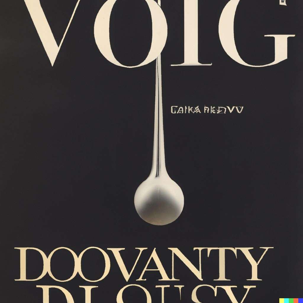 the discovery of gravity, front cover of Vogue, 1960